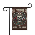 Garden Flag — 2026 FIFA World Cup Skull Crown Garden Banner (June 11–July 19, 2026)