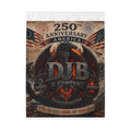 250th Anniversary America Outdoor Flag with Rod Pocket — Patriotic Eagle & Firecrest Design (DJB & Company)