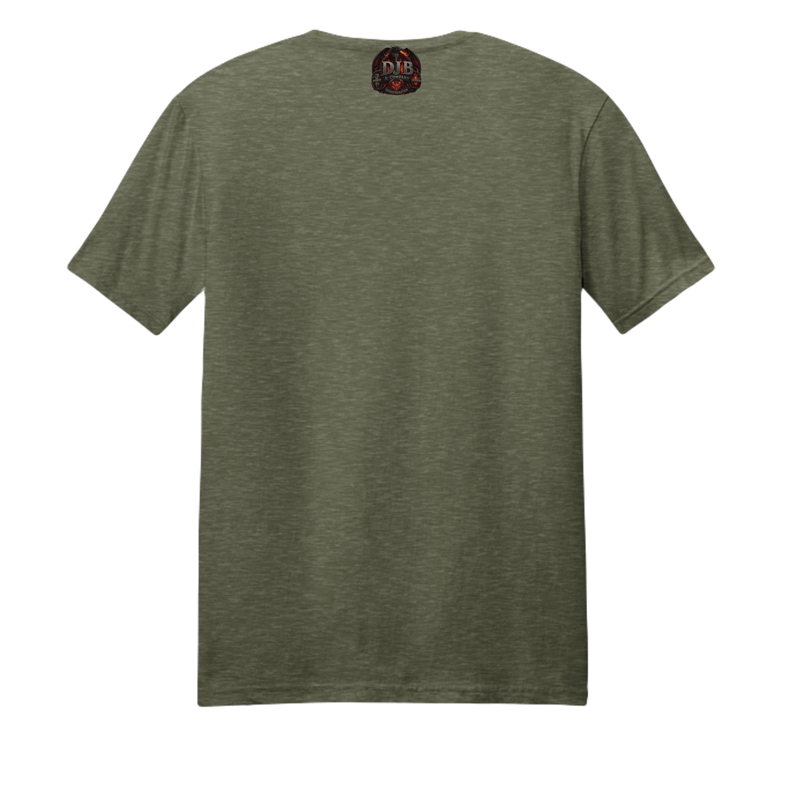 Heathered Olive - DM108 - BACK