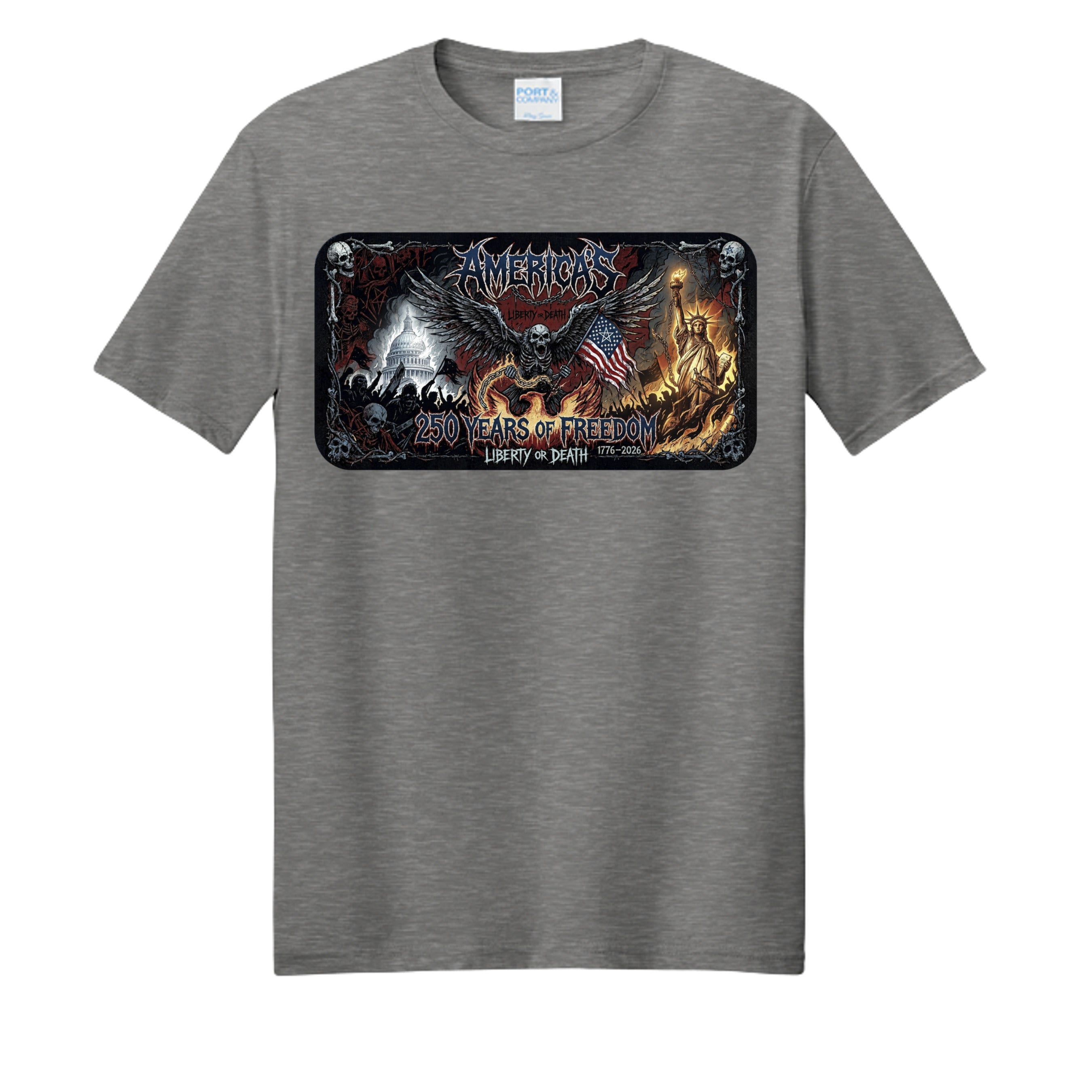 Graphite Heather - PC455 - FRONT