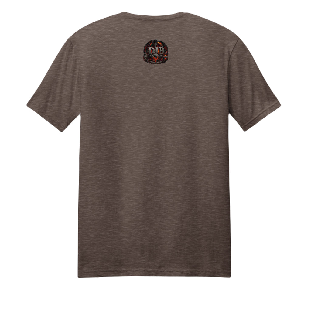 Heathered Brown - DM108 - BACK