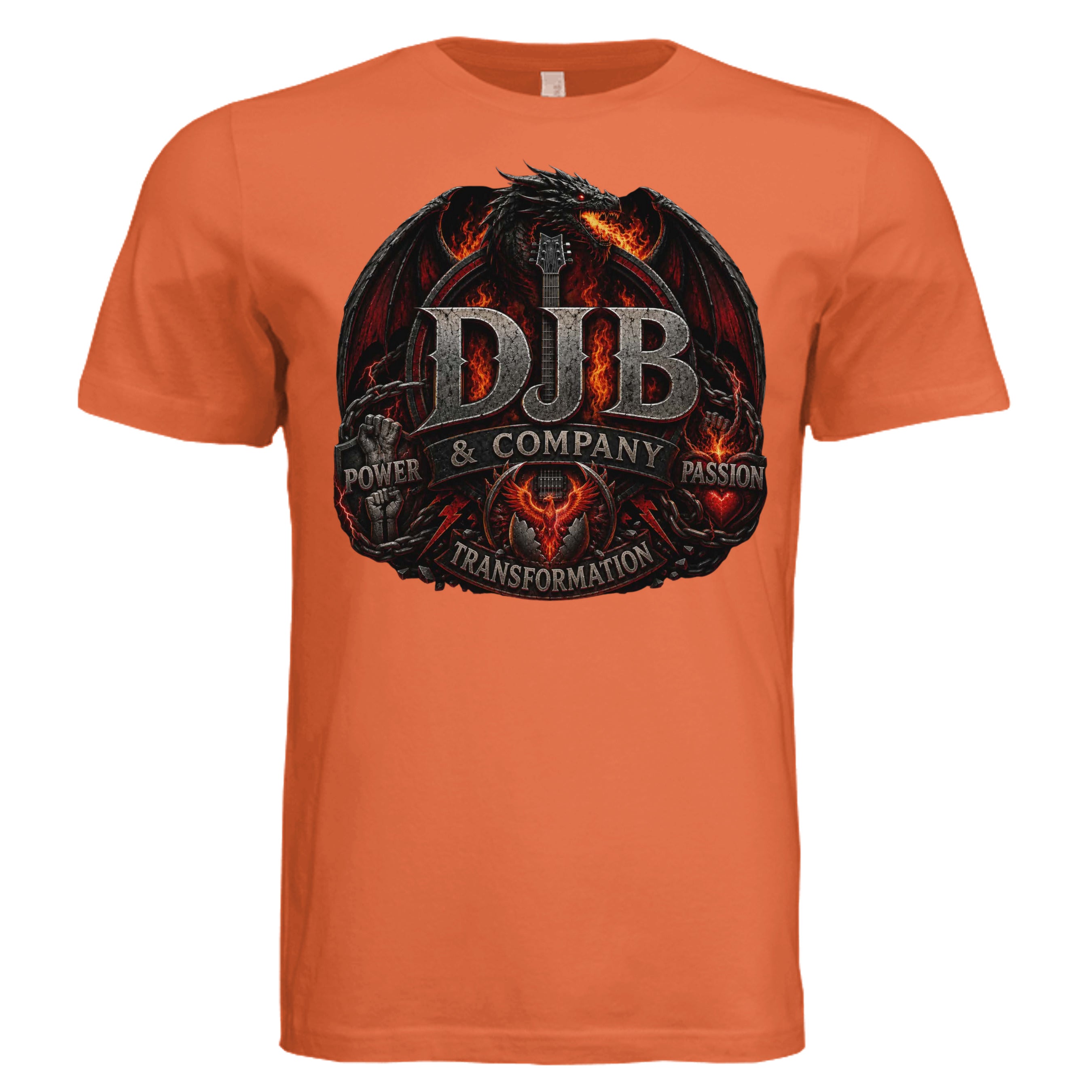 Solid Orange Triblend - 3413C - FRONT