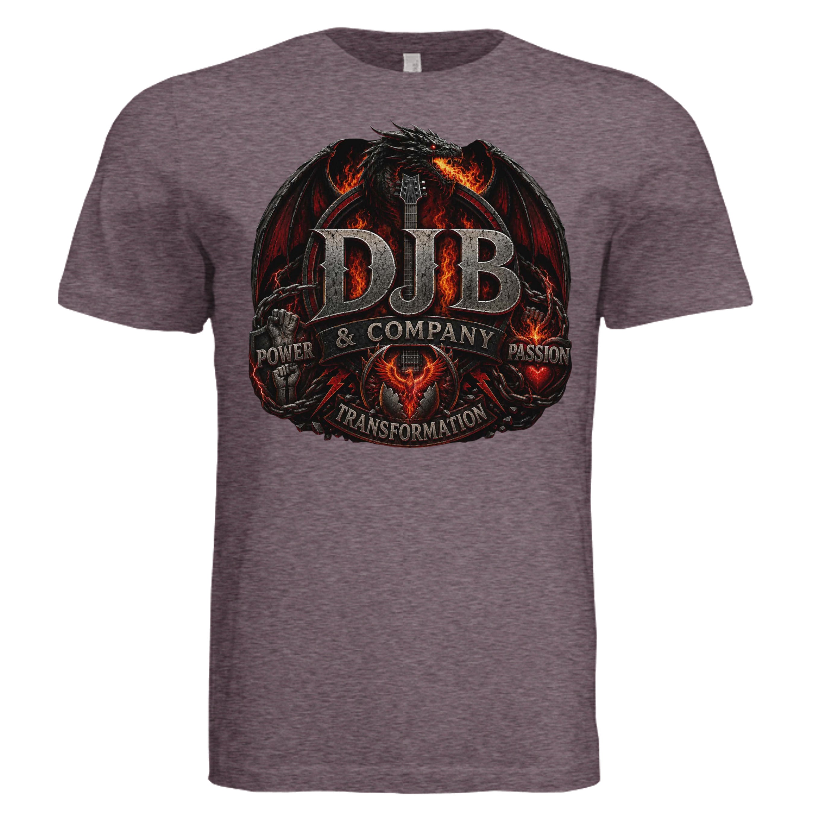 MAROON TRIBLEND - 3413C - FRONT